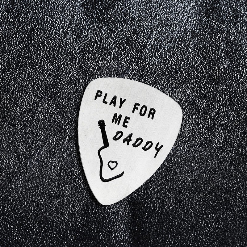 BESPMOSP Daddy Guitar Pick Gifts for Dad Birthday Gifts Christmas