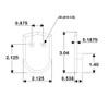 2’’ RUB RAIL END CAP, Black Nylon