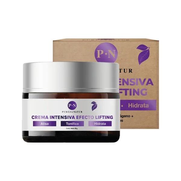 Pureza Natur Crema Facial Efecto Lifting Intensiva Hidratante| Tratamiento Para