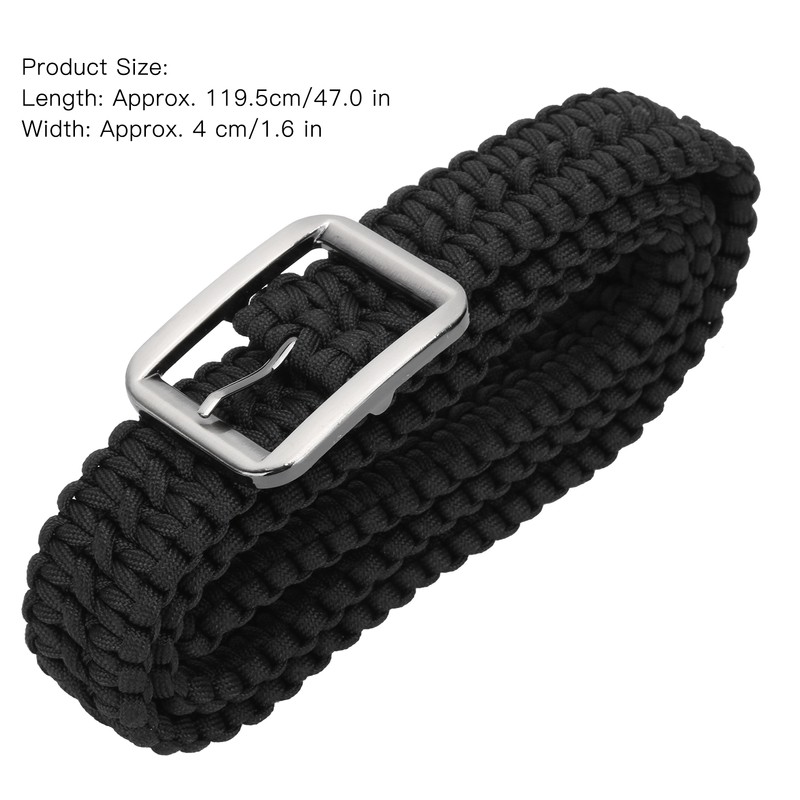 Umbrella Rope Survival Belt Hand Woven Military Waist Belt Waistband