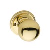 Copper Creek BK2090PB Ball Dummy Door Knob, Polished Brass by