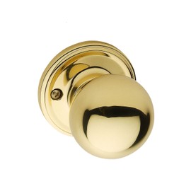 Copper Creek BK2090PB Ball Dummy Door Knob, Polished Brass by Copper Creek