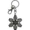 Inlock Thunderbolt's Key Chain, Silver, Total Length: Approx. 5.7 inches