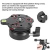 Tripod Head DY‑60N Tripod Leveling Base Leveler Adjusting Plate for