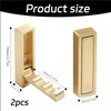 hioseyre 2 Pcs Foldable Wall Hooks,Gold Hooks for Hanging Heavy