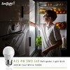 Refrigerator Light Bulb LED - SMD A15 4W 40Watt Equivalent