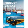 Duseu Gymnastics Springboard, 4 Springs Vault Training Board, Blue