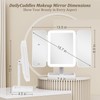 DailyCuddles Makeup Mirror Vanity Mirror with Lights, 3 Color Lighting