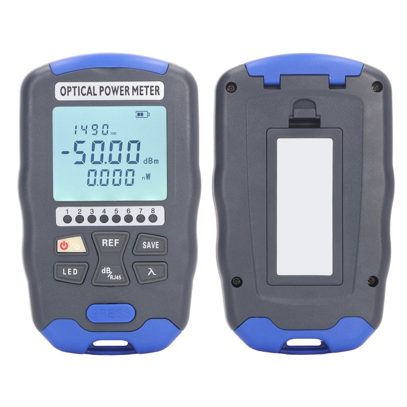 Optical Fiber Power Meter 30km Red Light Source RJ45 Network