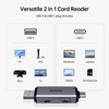 BENFEI SD Card Reader, Dual Connector USB 3.0/USB C Card