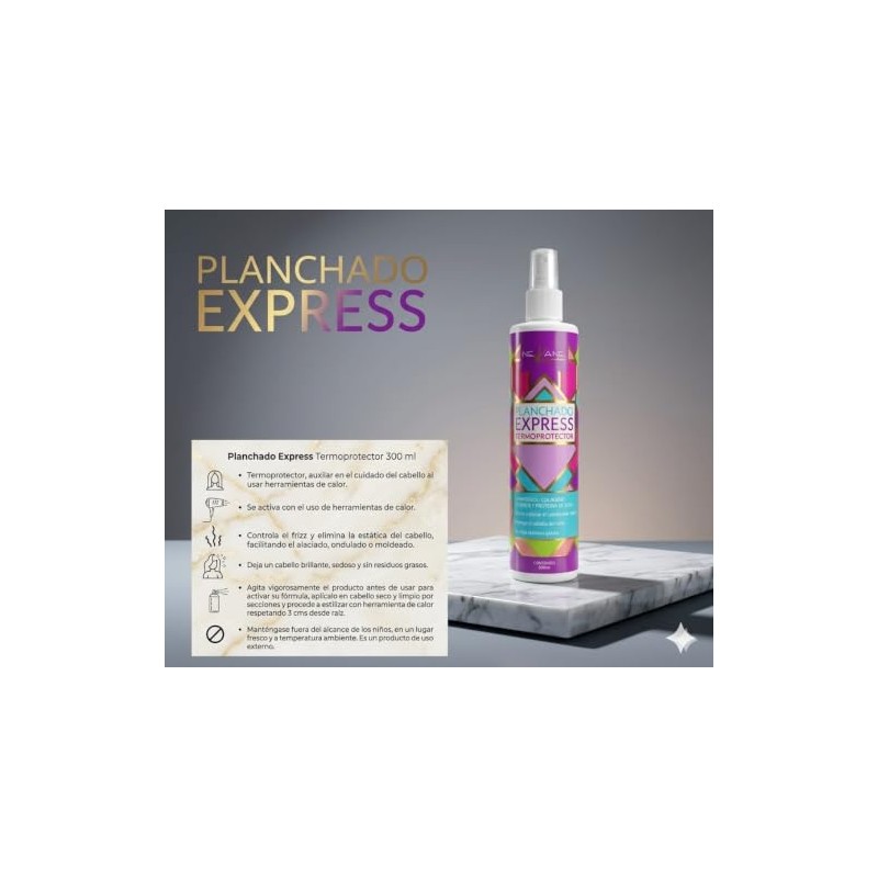 Nekane Planchado Express Termoprotector - Protector Capilar Térmico 300 Ml,