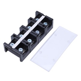 TC-2004 200A-4P High Current Connector Power Terminal Block Copper Parts 4 Position Strip 200A Barrier Terminal Block