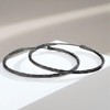 YFN Hoop Earrings Sterling Silver Polished Round Circle Endless Earrings