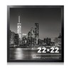 Annecy 22x22 Picture Frame Black（1 Pack）, 22 x 22 Picture