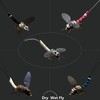 Fly Fishing Kit with Fly Box/Nymph/Dry Flies, Wet Flies/Streamers/Realistic Flies