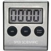 Sper Scientific Stainless Steel Digital Lab + Kitchen Timer 810028A