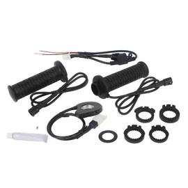 TAKEGAWA Heat Grip Type 1 φ22.2 Universal 4.7 inch (120mm) 05-12-0001 Grip Heater with Slim Switch Throttle Integrated Motorcycle/Bike Use 5-Level Temperature Adjustment Switch for Cold Weather