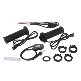 TAKEGAWA Heat Grip Type 1 φ22.2 Universal 4.7 inch (120mm) 05-12-0001 Grip Heater with Slim Switch Throttle Integrated Motorcycle/Bike Use 5-Level Temperature Adjustment Switch for Cold Weather