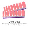 Color Street Coral Cove Shimmer Nail Strips