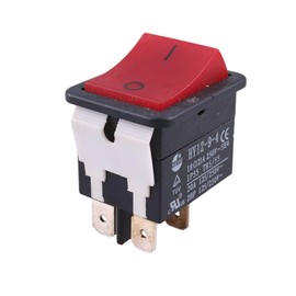 DVPARTS Push Button HY12-9-4 On/Off Rocker Switch 4 Pin IP55 T85HY12-9-4
