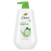 Dove go fresh Gel de baño, Fresca hidratación con Dosificador 1 L.
