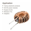 sourcing map Toroid Inductance Copper Coil Vertical Inductor 47uH 5A