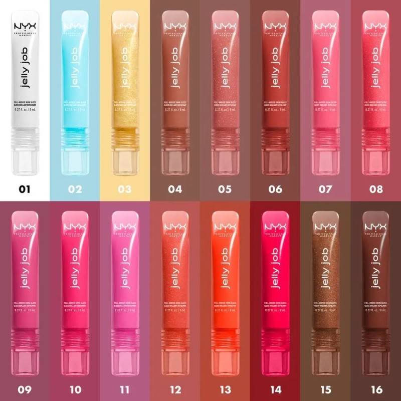 Nyx Professional Makeup 8ml Unidad Jelly Filled Rosa Nude