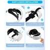 TRANSNOVO Compatible with Oculus Quest 2 Head strap, VR Accessory