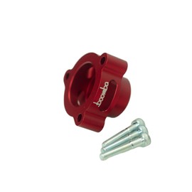 Blow Off Valve Adapter for Chevy GMC 2.7T Turbo 2019-2025 Silverado Sierra Colorado Canyon CT4, CNC Billet Aluminum VTA Spacer (Red)