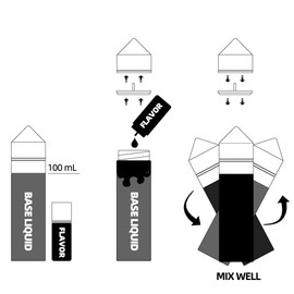 Obrilo 100 mL (3.3 oz.) 70/30 Blend Vegetable Glycerin (VG) & Propylene Glycol (PG), Pure USP Kosher, Food Grade, DIY