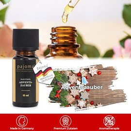 pajoma pajoma Duft?l 10 ml, Adventszauber - Golden Line | feinste Parfm?le fr Aromatherapie/Duftlampe | Premium Qualit?t