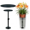 PERFECT LASER Adjustable Plant Riser, 11-19" Rise Planter Insert Filler