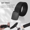 flintronic Work Belts for Men,Belts for Men, Plastic Nylon Canvas