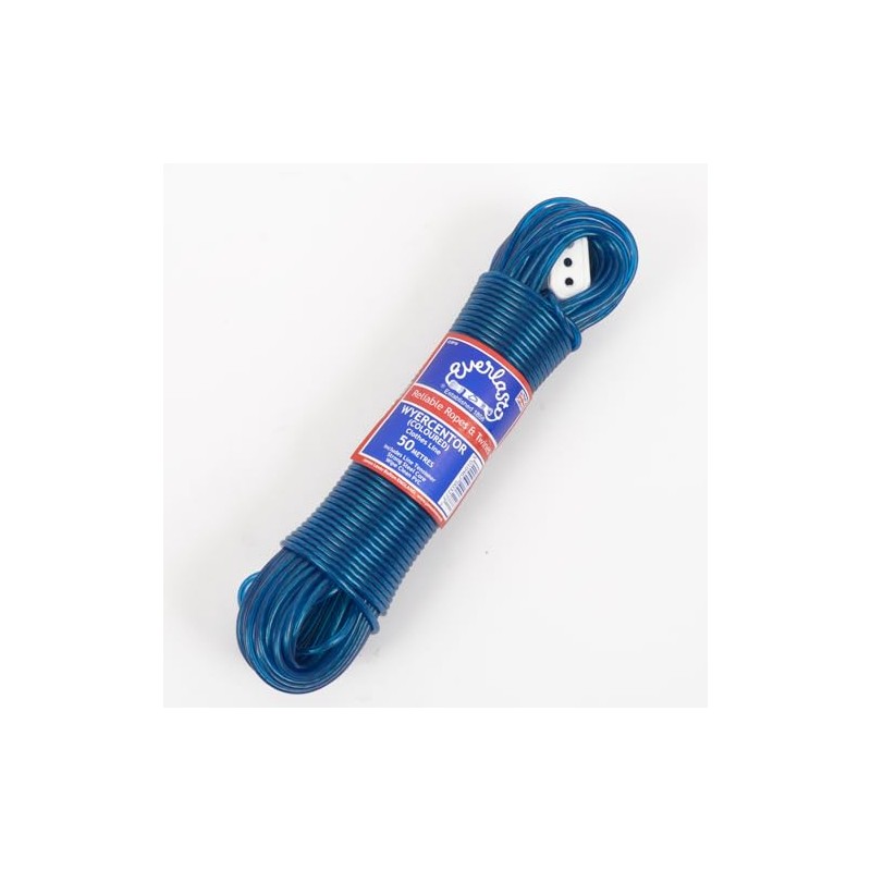 50M - Quality Everlasto 'Wyercentor' Steel Core Coloured Clothes/Washing Line