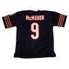 Jim McMahon Custom Jersey Stitched Blue Football New No Brand/Logos