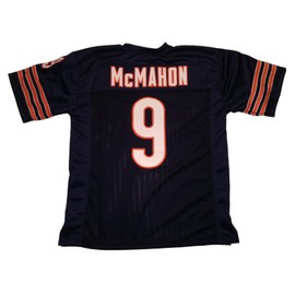 Jim McMahon Custom Jersey Stitched Blue Football New No Brand/Logos (US, Alpha, XX-Large, Regular, Regular, Blue)