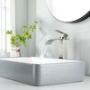 Vessel Sink Bathroom Faucet, JXMMP Brushed Nickel Single Hole Waterfall