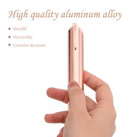 Table Crumb Sweepers for Servers Restaurant Bread Crumber Cleaner Stainless Steel for Tablecloth in Restaurants and Homes, Servers, Waitresses Tool Accessories(Rose Gold)