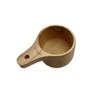 Yuqim 1 Pcs Wooden Measuring Cup Beech Wood Coffee Scoop