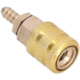 Buachois Tire Inflator Chuck, Car Tire Valve Connector, 6.5mm Tire Inflator Chuck Quick Connection Inflator Adapter Tire Inflator Fitting for Car Motorcycle Tyre Valve