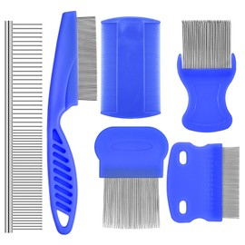 Lice Comb 3 Pieces Stainless Steel Dental Comb Double Sided Tooth Comb