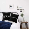 Pillow Case,Black Home Decor Polyester Sofa Friends TV Show Pillow