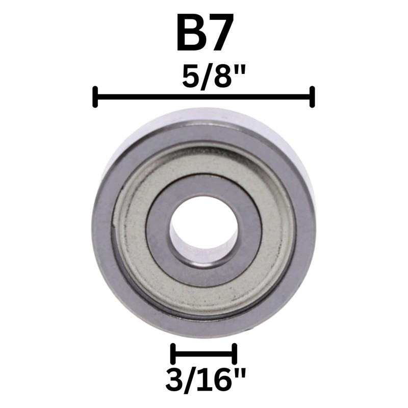 Whiteside B7 Ball Bearing: 5/8 Inch Outside Diameter, 3/16 Inch