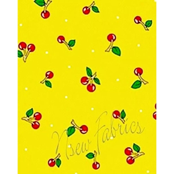 Quilting Treasures Rare Mary Engelbreit Fabric BIG RED Cherry on