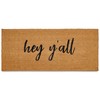 MAINEVENT Hey Y'all Door Mat 48x24 Inch, Large Welcome Mat