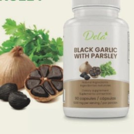 GARLIC WITH PARSLEY . Supplement Healthcare Vitamin Edible Natural