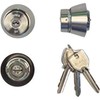 MIWA U9 Cylinder U9DZ.CY Door Thickness 33-42mm Replacement Cylinder Miwa Lock U9DZ Cylinder Application: DZ,BH,LD, With 3 Keys, Door Thickness Fits 33-42mm ST (Silver)