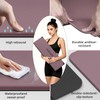 WUWAN TPE Yoga Mat Foldable 8mm Thick Light Non-Slip for