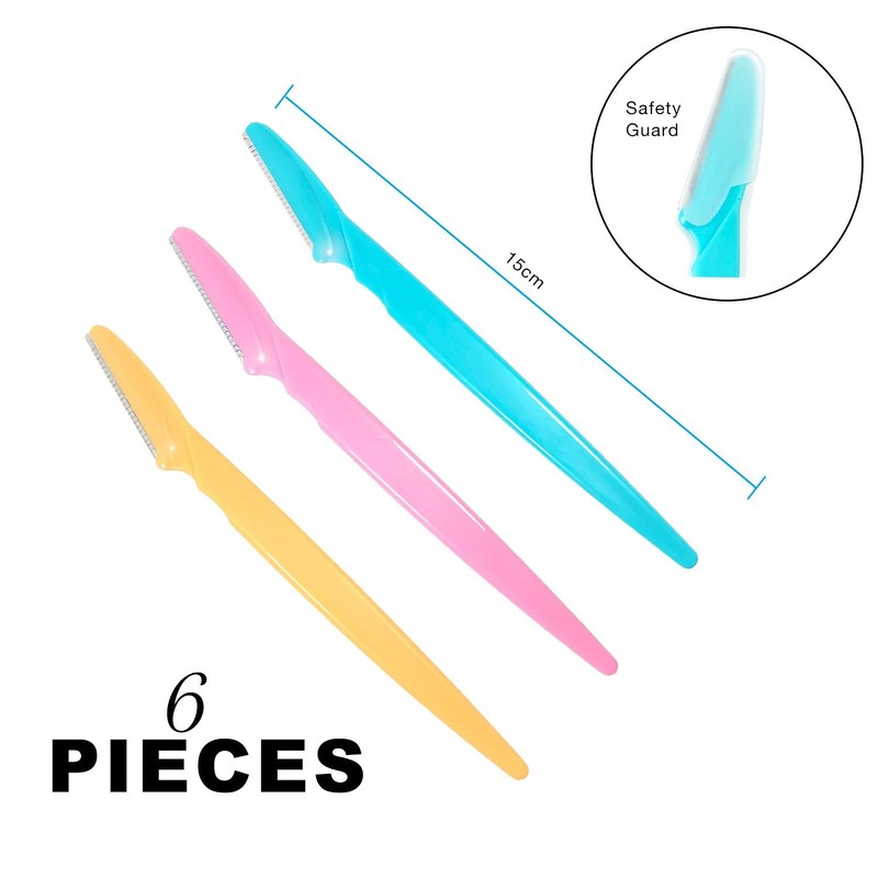 AKORD 12 Pcs Eyebrow Razor Shaper Shavers Trimmers Hair Removers