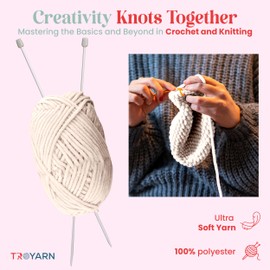 Velvet Yarn for Crocheting - Chenille Yarn, 100g (132 Yards) Amigurumi Yarn, Fluffy Yarn, Plush Yarn, Baby Blanket Yarn for Crocheting, Size 6